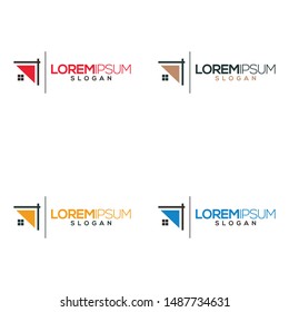 Building Conceptual Design Minimalist Vector