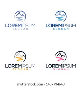 Building Conceptual Design Minimalist Vector
