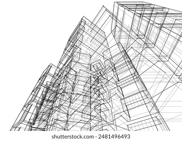 construcción de bocetos conceptuales arquitectura 3d 