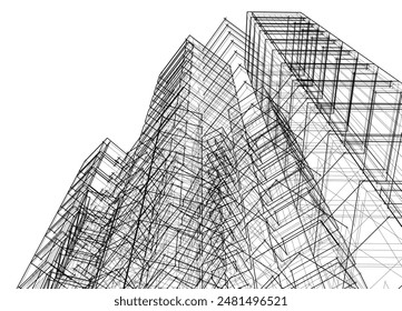 construcción de bocetos conceptuales arquitectura 3d 