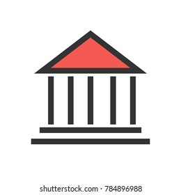 Building, conference icon