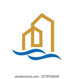Building , conntruction logo design vecror