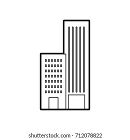 building construction architecture for apartment or business property
