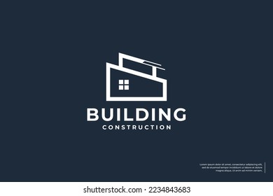 building construction, architecture logo design