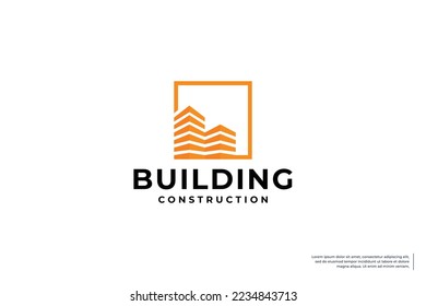 building construction, architecture logo design