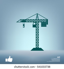 building construction crane icon