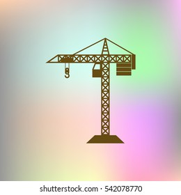 building construction crane icon