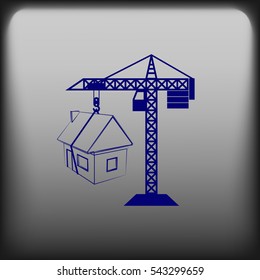 building construction crane icon