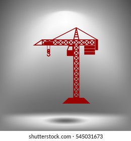 building construction crane icon
