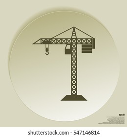 building construction crane icon