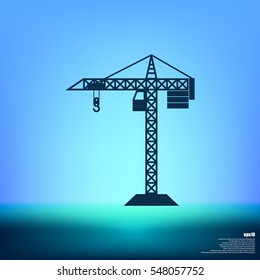 building construction crane icon