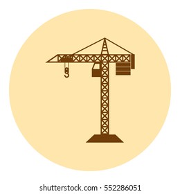 building construction crane icon