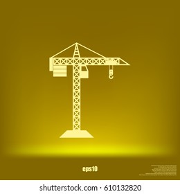building construction crane icon
