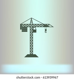 building construction crane icon