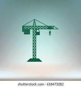 building construction crane icon