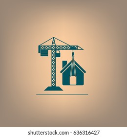 building construction crane icon