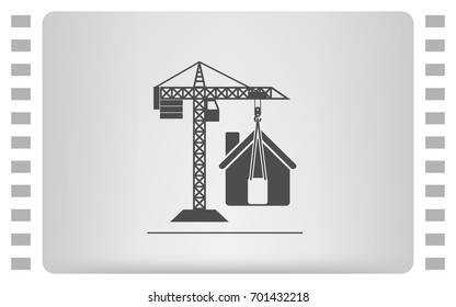 building construction crane icon