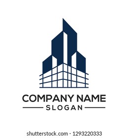 Building construction design to be used as a logo icon template for business constructors and more.