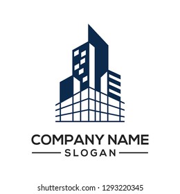 Building construction design to be used as a logo icon template for business constructors and more.