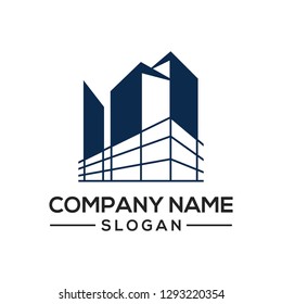 Building construction design to be used as a logo icon template for business constructors and more.