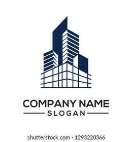 Building construction design to be used as a logo icon template for business constructors and more.