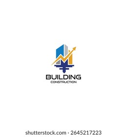 Building construction design to be used as a logo icon template for business constructors and more construction crane logo clip art silhouette, icon design vector art illustration
