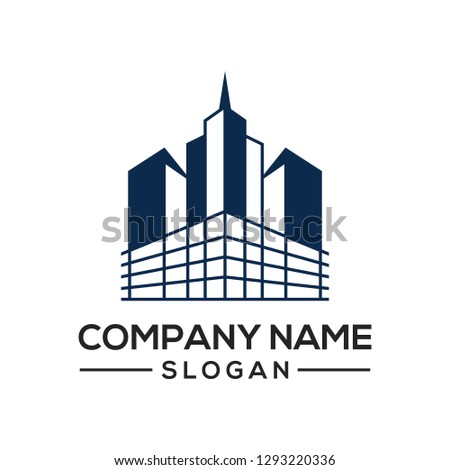 Building construction design to be used as a logo icon template for business constructors and more.