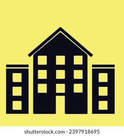 Building construction design, unique design with background
