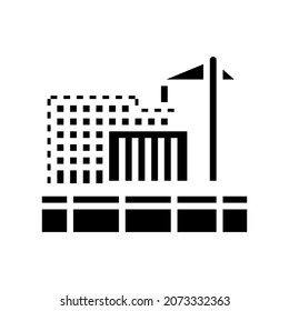 Baustellen-Symbol-Vektorgrafik. Bauzeichen. isoliertes Kontursymbol