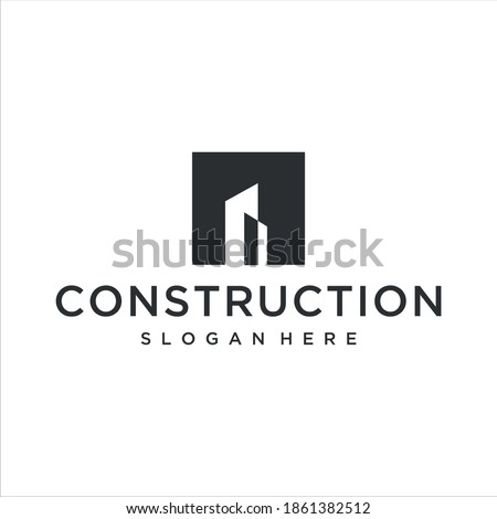 building construction inc logo design