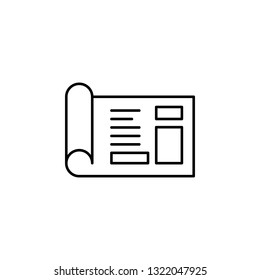 Building, Construction, Industry, Blueprintline vector design of construction, presentation template for website banner and landing page header, timeline, infographics - Vector
