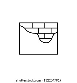 Building, Construction, Industry, Brickline vector design of construction, presentation template for website banner and landing page header, timeline, infographics - Vector