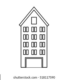 building construction isolated icon vector illustration design