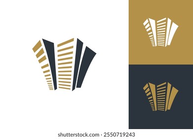 Gebäude Bau Logo Hintergrund Symbol abstrakte Vektorgrafik Geschäft