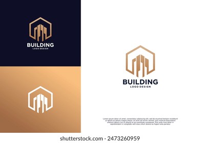 Building construction logo design innovation