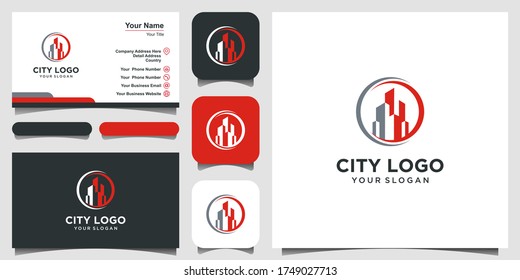 building construction logo design Inspiration. logo design, icon and business card