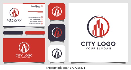 building construction logo design Inspiration. logo design, icon and business card