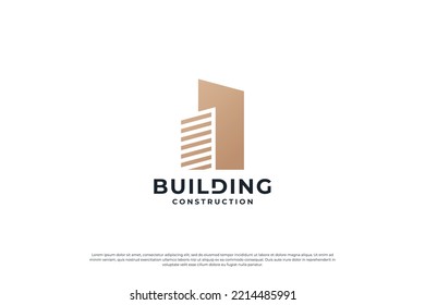 building construction logo design inspiration.