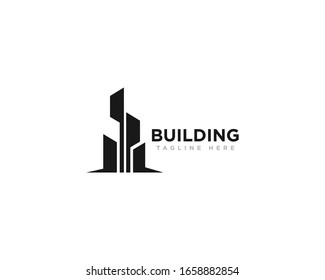 Vector de diseño de logotipo de construcción