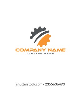 Logo-Templare für den Bau-Kranbau - Konzept des isolierten Logos 
