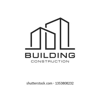 building logo vector black