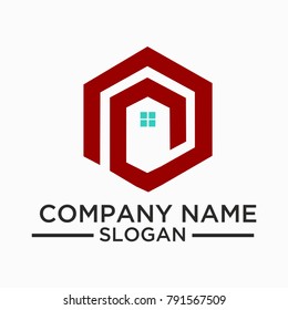 Building and Construction Logo Vector Design. Real Estate Logo Template Design For Business