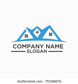 Building and Construction Logo Vector Design. Real Estate Logo Template Design For Business