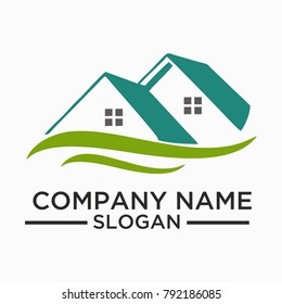 Building and Construction Logo Vector Design. Real Estate Logo Template Design For Business