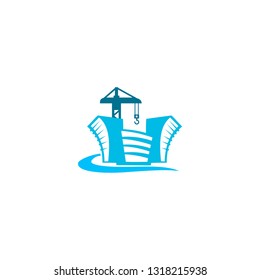 building construction logo vector icon illurtration