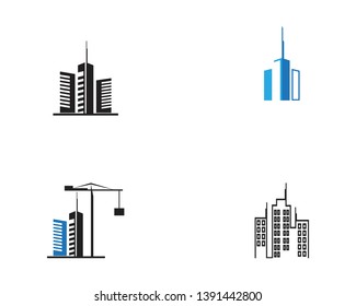 Building construction logo vector template