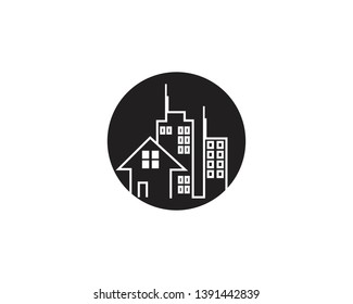Building construction logo vector template