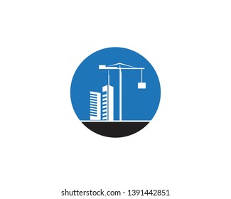 Building construction logo vector template