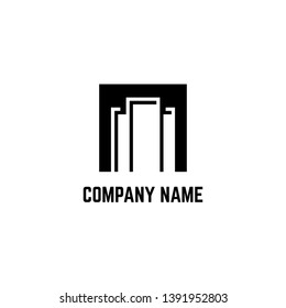 Building construction modern logo design