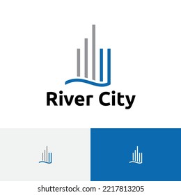 Building Construction Office Business River City Logo